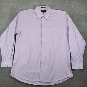 Giorgio Brutini Collezioni Dress Shirt Striped Long Sleeve Button Up 16-16 1/2‎